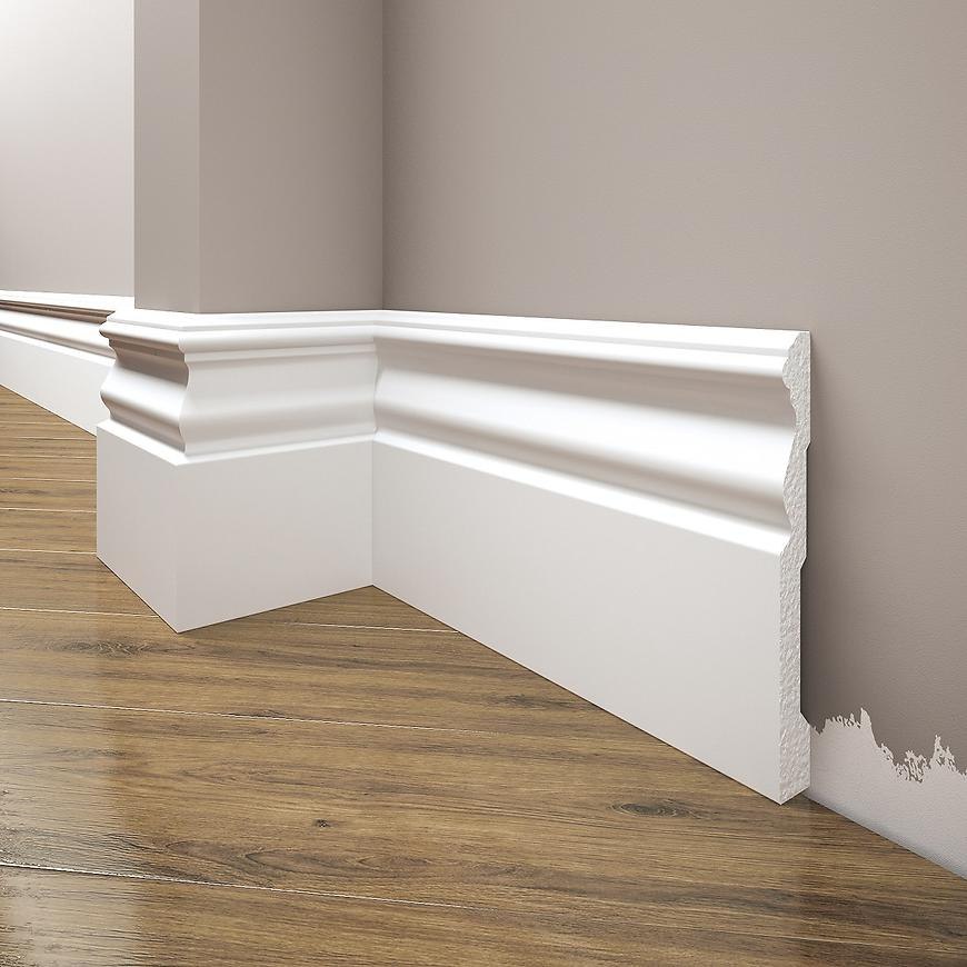 Podlahová lišta Elegance LPC-09-101 bílá mat
