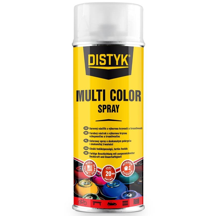 Multi Color Spray Distyk MATNA RAL 9003 Signální bílá 400 ml