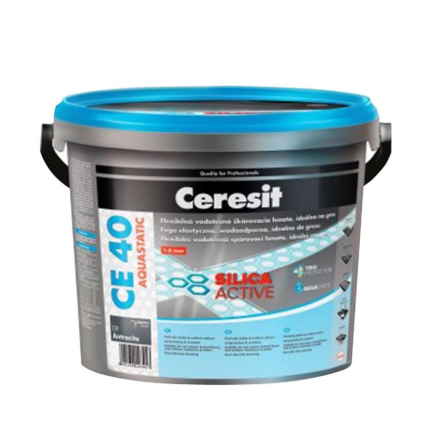 Spárovací hmota Ceresit CE 40 Aquastatic 5 kg graphite
