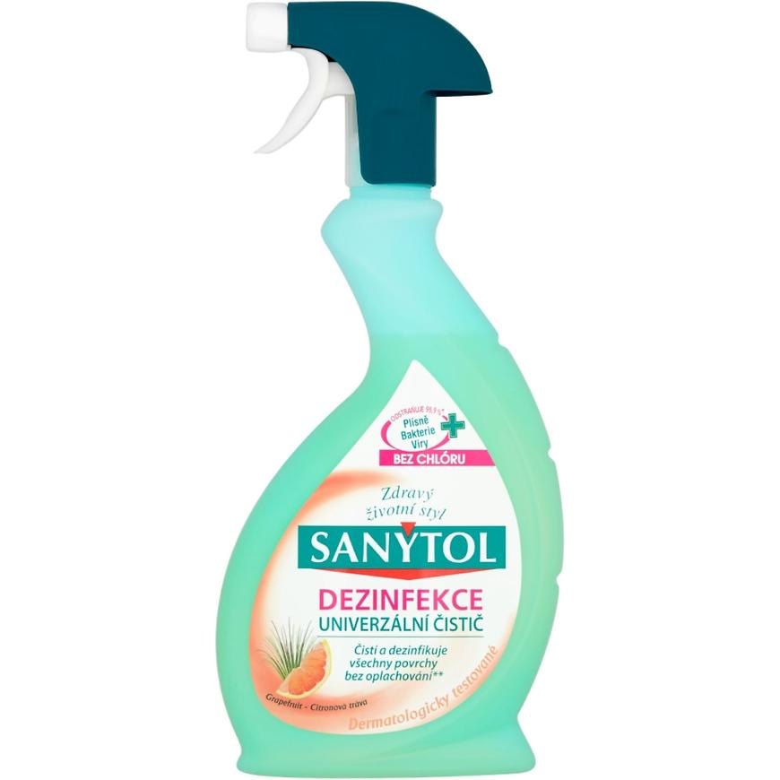 Dezinfekce čistič Sanytol univerzální grapefruit - citronová tráva 500 ml